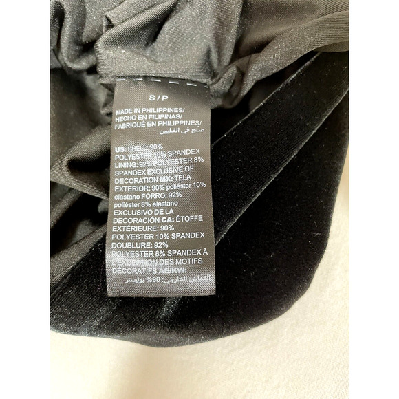 White House Black Market Drape Neck Velvet Tank size Small - Picture 7 of 7